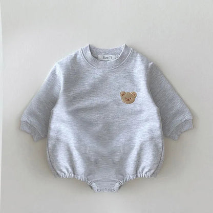 Sweatshirt with Romper Closure with Bear Multivariant