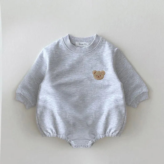 Sweatshirt with Romper Closure with Bear Multivariant